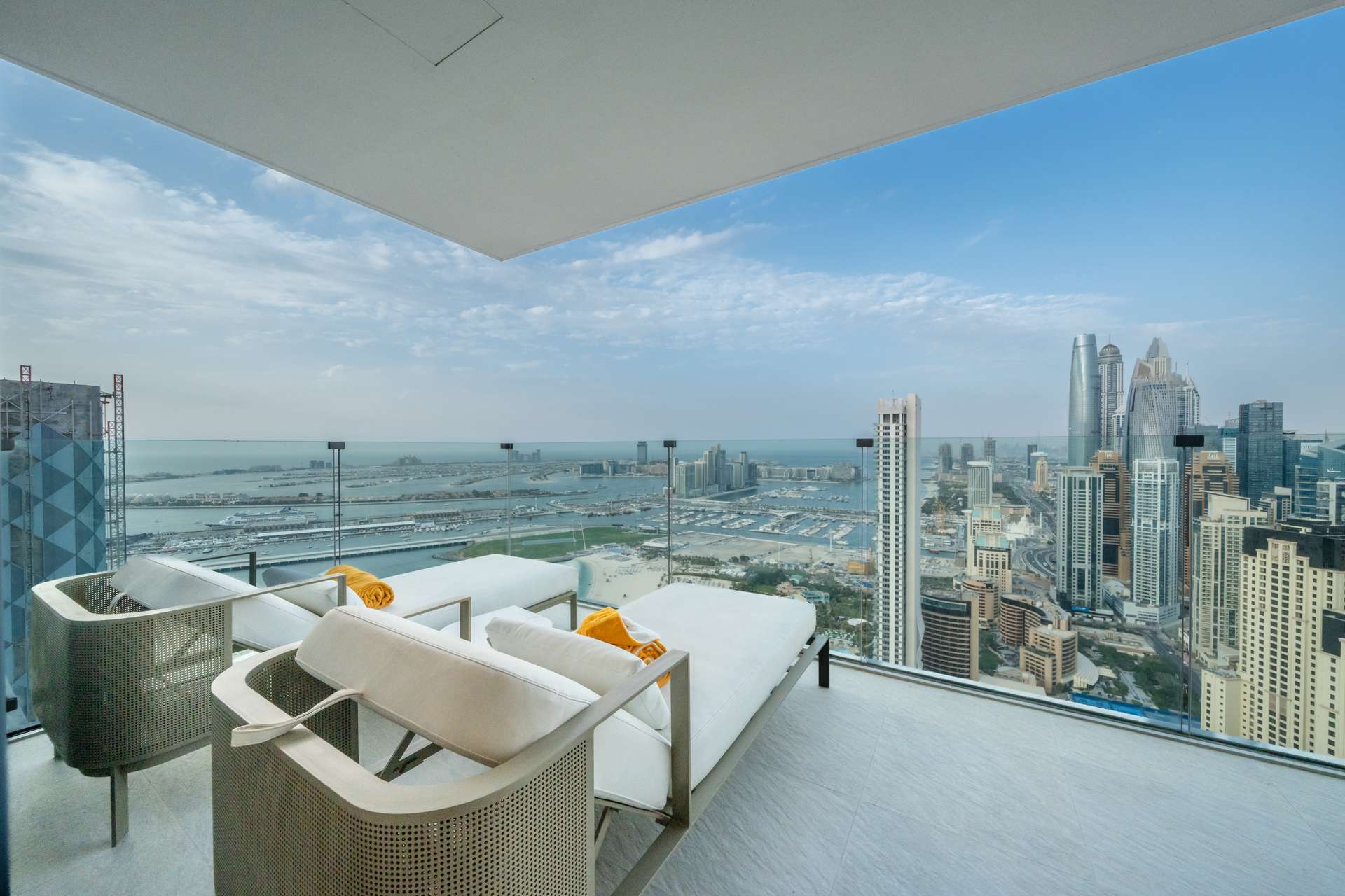 Pristine beaches and clear waters at JBR Dubai